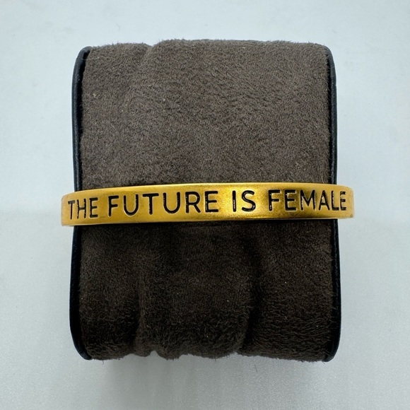 The Future is Female adjustable cuff bracelet - Picture 1 of 6